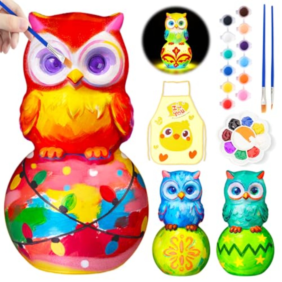 Art Craft Kit - Kit Lukis Lampu Sendiri, Seni dan
