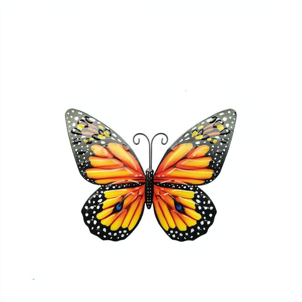 Art And Craft For Nursery - Dekorasi Dinding Kupu-Kupu Logam Kecil, Ornamen