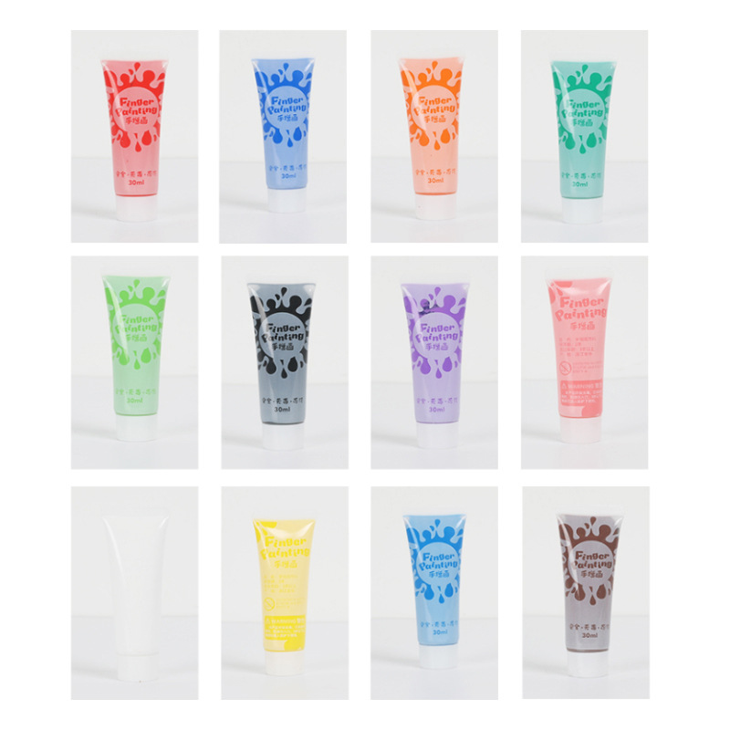 12 warna cat jari seni anak-an - Gouache Paint Set ulasan dan harga