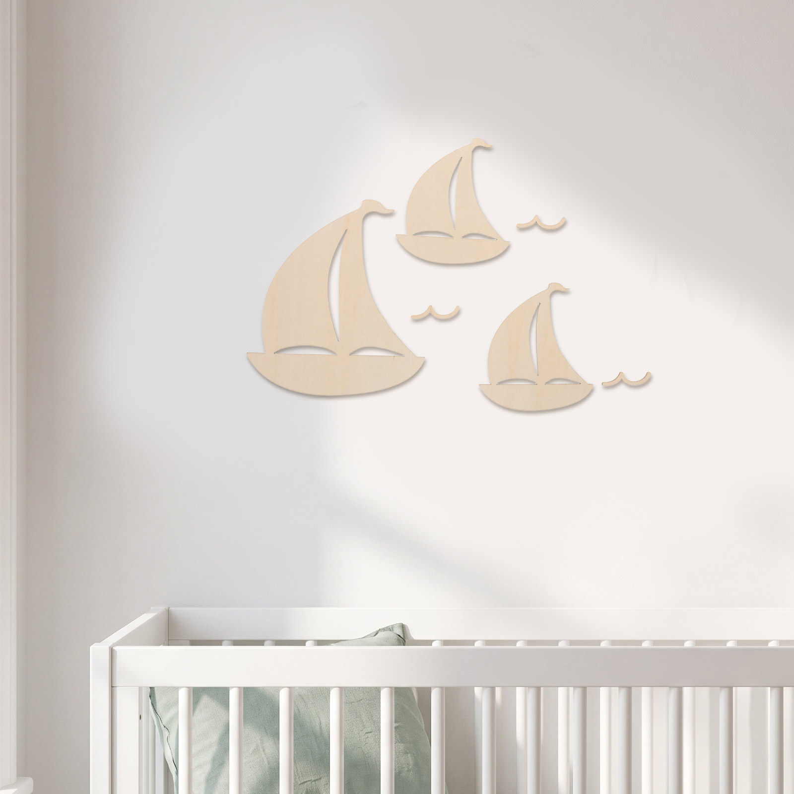 6 Buah Potongan Kayu Berbentuk - Art And Craft For Nursery ulasan dan harga