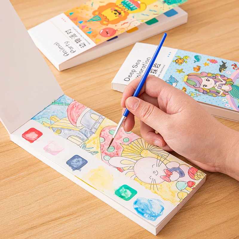 20 halaman buku lukisan cat ai - Gouache Paint Set ulasan dan harga