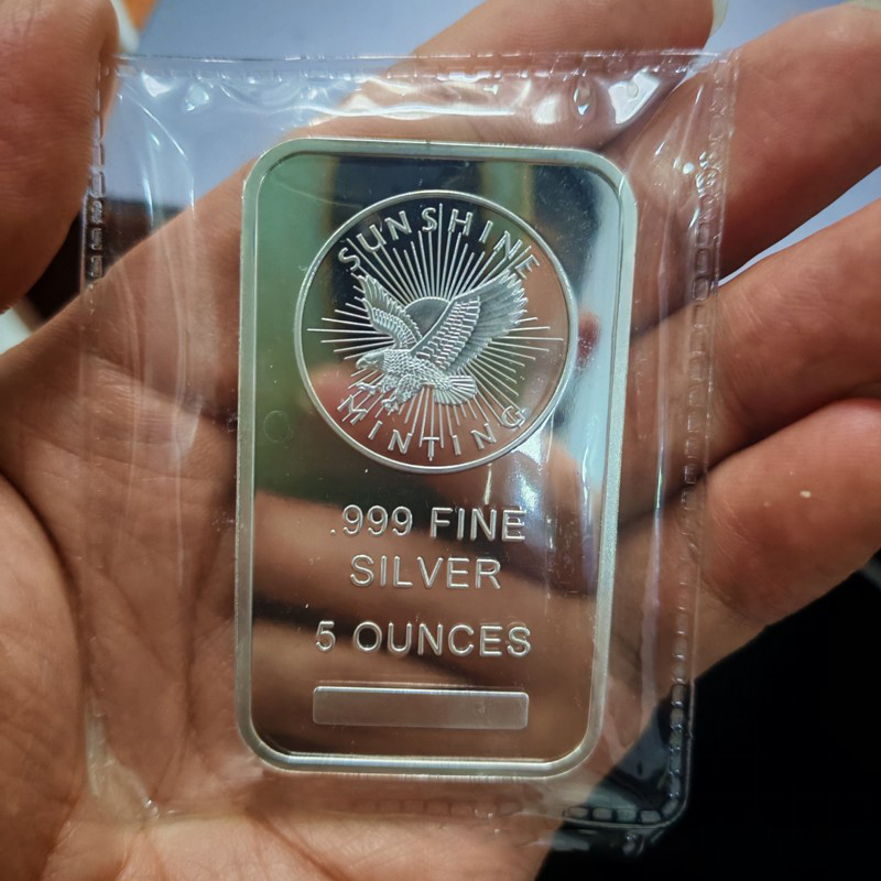 5 Oz Sunshine Minting Silver B - Art Craft Bar ulasan dan harga