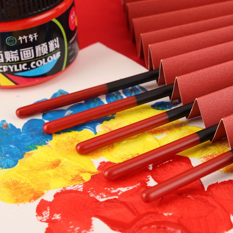 Kuas dengan lapisan nilon, kua - Gouache Paint Set ulasan dan harga