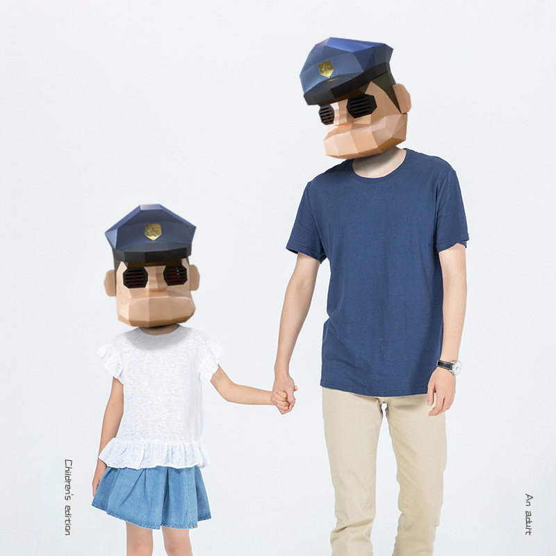 Model Kertas Topeng Polisi Kar - Art Craft Cardboard ulasan dan harga